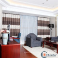 Modern high end linen patchwork hotel curtains and drapes